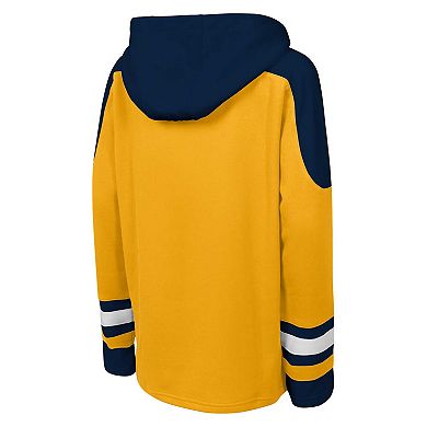 Youth Gold Nashville Predators Ageless Must Have Home V-Neck Pullover Hoodie