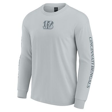 Unisex Fanatics Gray Cincinnati Bengals Elements Strive Long Sleeve T-Shirt