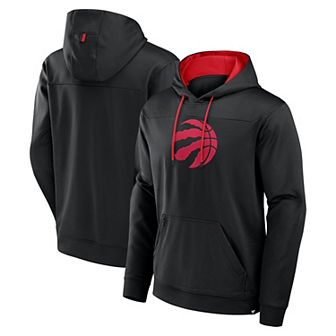 Men's Fanatics Black Toronto Raptors Reserve Defender Pullover Hoodie