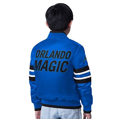 Youth Starter Blue Orlando Magic Scout Varsity Full-Snap Jacket