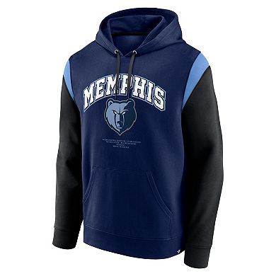 Men's Fanatics Navy Memphis Grizzlies Scorer Pullover Hoodie