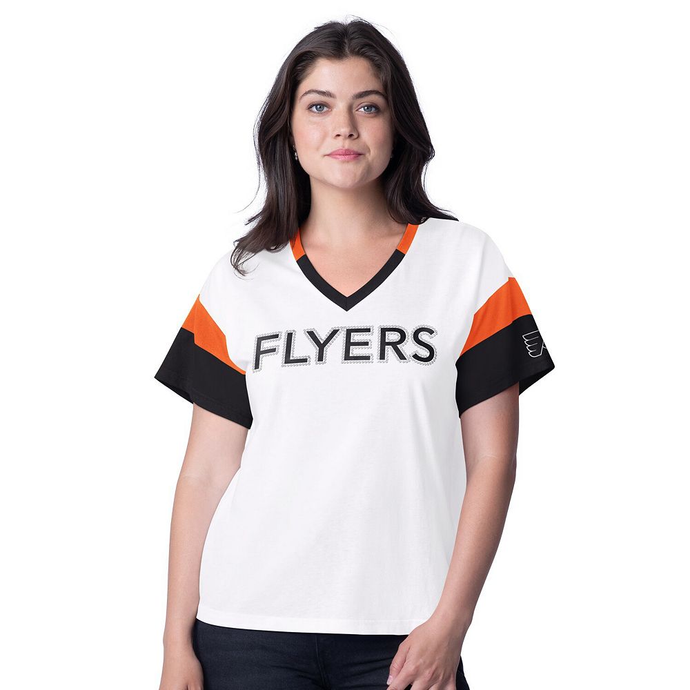 T-shirt Flygirls Philadelphia Skyline - Col En V, Taille M, Coton - Occasion Très Bon état