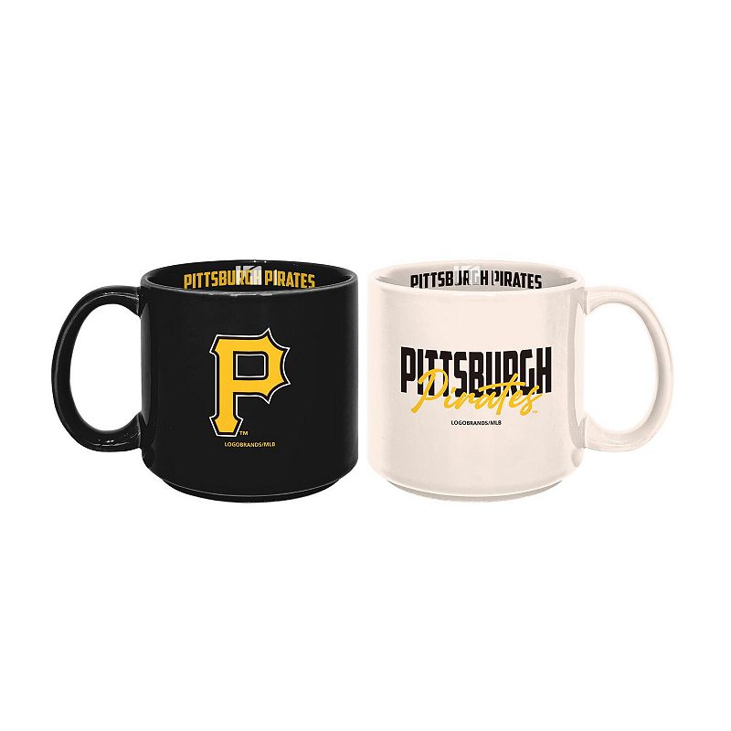 Pittsburgh Pirates 2-Pack 15oz. Stackable Mug Set, Team