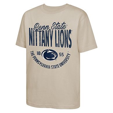 Youth Tan Penn State Nittany Lions News Flash T-Shirt