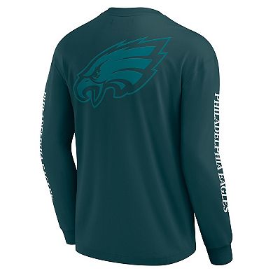 Unisex Fanatics Midnight Green Philadelphia Eagles Elements Strive Long Sleeve T-Shirt