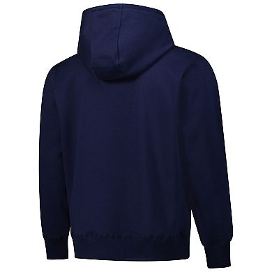 Unisex Dunbrooke Navy New England Patriots Defender Quarter-Zip Hoodie