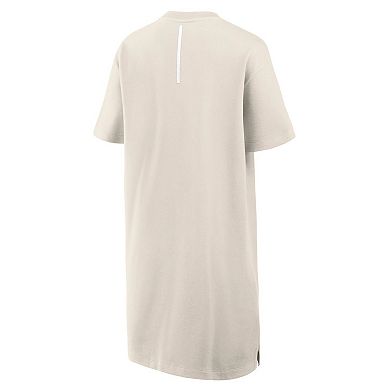 Women's Fanatics Cream Chicago Bulls Elements Go Tri-Blend T-Shirt Dress