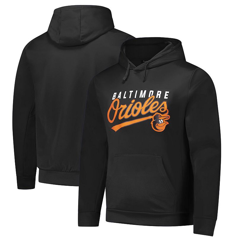 Men's Dunbrooke Black Baltimore Orioles Champion Pullover Hoodie,