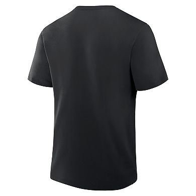 Men's Fanatics Black Carolina Panthers Legacy Cotton T-Shirt