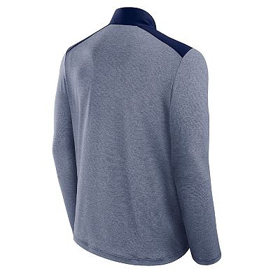 Unisex Fanatics Navy/Heather Gray Dallas Cowboys Front Office Tonal Full-Zip Jacket