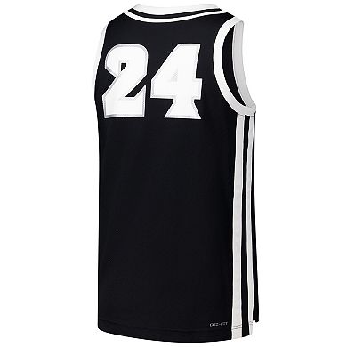 Men's Nike #24 Black Providence Friars Replica Basketball Jersey