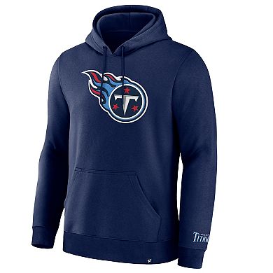 Men's Fanatics Navy Tennessee Titans Legacy Fleece Pullover Hoodie