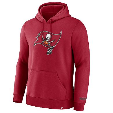 Men's Fanatics Red Tampa Bay Buccaneers Legacy Fleece Pullover Hoodie