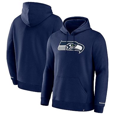 Men's Fanatics Navy Seattle Seahawks Legacy Fleece Pullover Hoodie