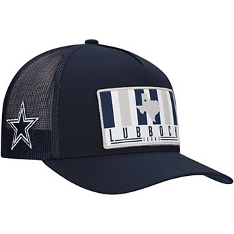 Men's HOOey Navy Dallas Cowboys Lubbock Trucker Snapback Hat