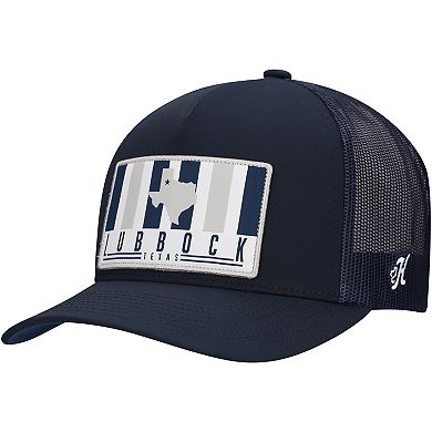 Men's HOOey Navy Dallas Cowboys Lubbock Trucker Snapback Hat