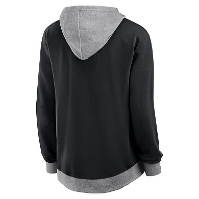 Women's Black Boston Bruins Hit It French Terry Full-Zip Hoodie