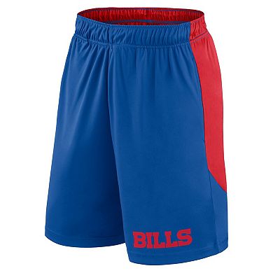 Men's Fanatics Royal/Red Buffalo Bills Launch Shorts