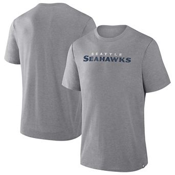 Men's Fanatics Heather Gray Seattle Seahawks Tri-Blend T-Shirt