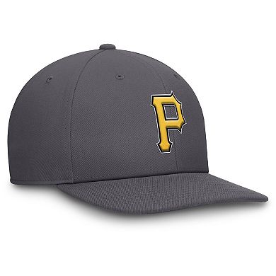 Men's Nike Gray Pittsburgh Pirates Pro Performance Snapback Hat