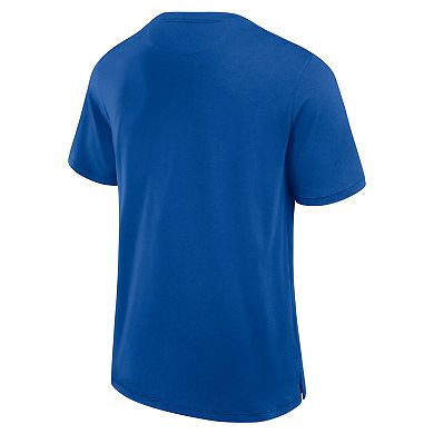 Men's Fanatics Royal New York Rangers Elevated Pima T-Shirt