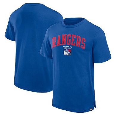 Men's Fanatics Royal New York Rangers Elevated Pima T-Shirt
