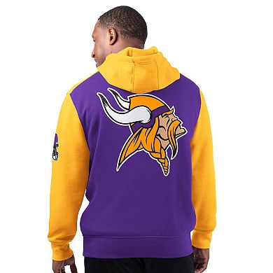 Men's Starter Purple Minnesota Vikings Extreme Pullover Hoodie