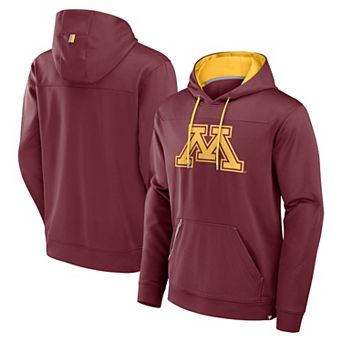 Men's Fanatics Maroon Minnesota Golden Gophers Defender Dot Faded Primary Pullover Hoodie