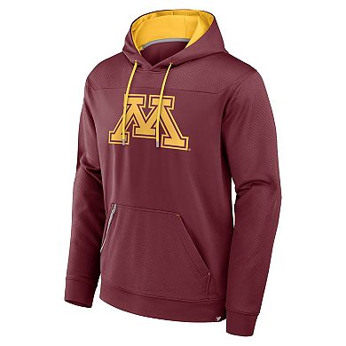 Men's Fanatics Maroon Minnesota Golden Gophers Defender Dot Faded Primary Pullover Hoodie