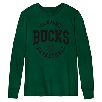 Preschool Hunter Green Milwaukee Bucks Around the Block Long Sleeve T-Shirt