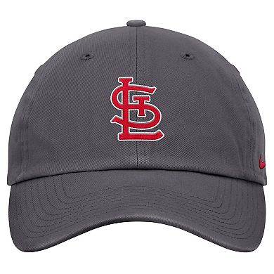 Men's Nike Gray St. Louis Cardinals Club Adjustable Hat