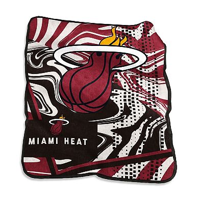 "Miami Heat 50"" x 60"" Raschel Blanket"