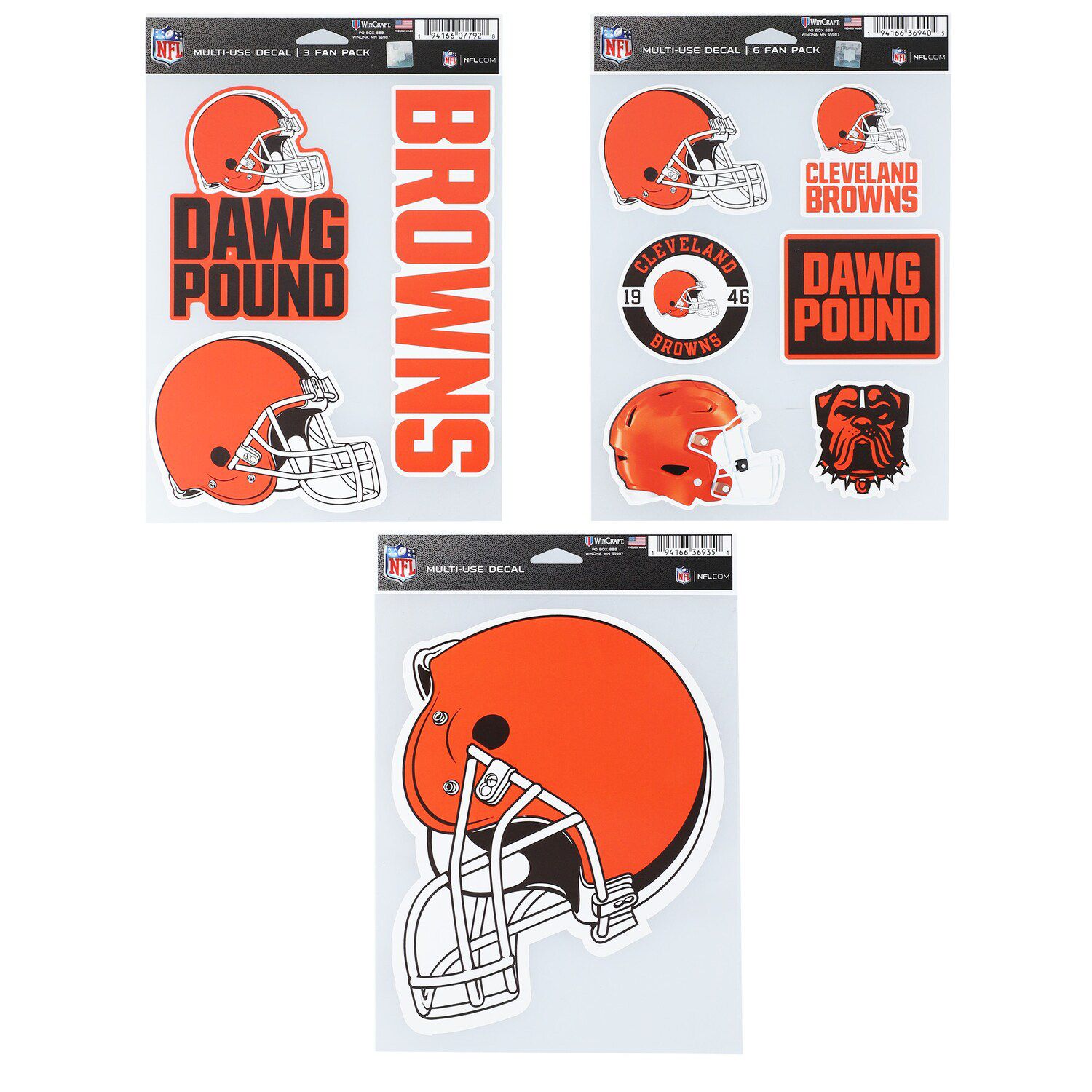 Cleveland Browns Flag Pole Kit – 3x5 Foot NFL Team Flag With 6-Foot Spinning Pole & Adjustable Bracket - View #12