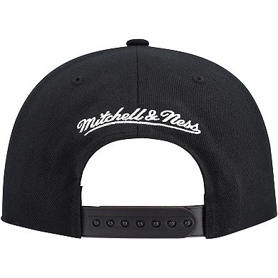 Men's Mitchell & Ness Black Pittsburgh Penguins Team Snapback Hat
