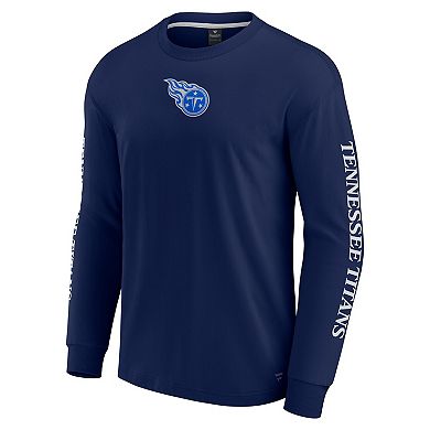 Unisex Fanatics Navy Tennessee Titans Elements Strive Long Sleeve T-Shirt
