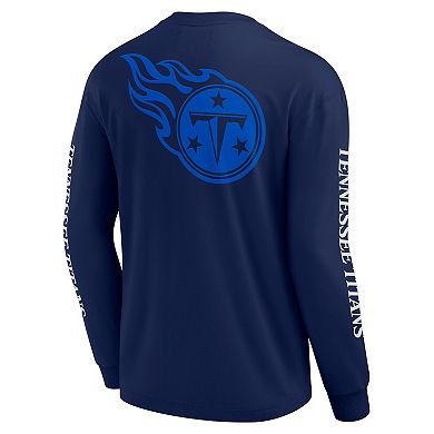 Unisex Fanatics Navy Tennessee Titans Elements Strive Long Sleeve T-Shirt