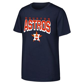 Youth Navy Houston Astros On The Block T-Shirt