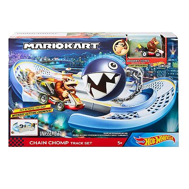 Hot Wheels Mario Kart Chain Chomp Track Set by Mattel