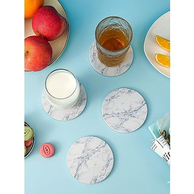 Coasters for Drinks, 4 Inches, Set of 6