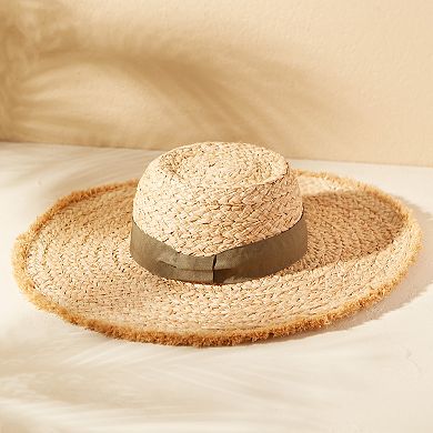 Straw Sun Hat - Natural