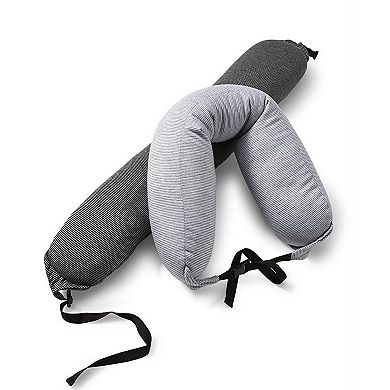 Blanket Scarf - Gray Stripe