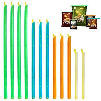 Mckay Reusable Airtight Food Bag Sealer, Odorless Snacks Chips Bag Clips for Kitchen Storage