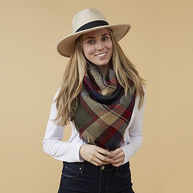 Plaid Blanket Scarf