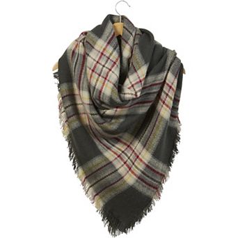 Plaid Blanket Scarf