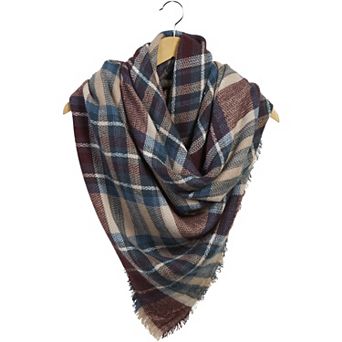 Plaid Blanket Scarf