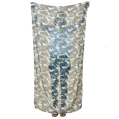 Green Camo Insect Shield Scarf