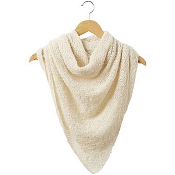 Fall Cowboy Scarf - White