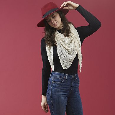 Fall Cowboy Scarf - White