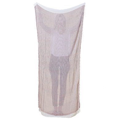 Coral Tiny Stripe Insect Shield Scarf