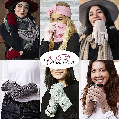 Navy & Blue Chunky Knit Mittens